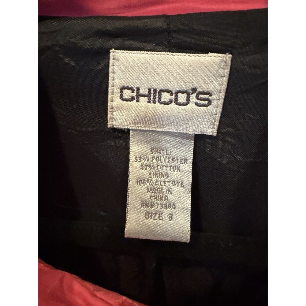 Talbots Wrinkle Resistant Short Sleeve Button Front Black Top Size 14 - Picture 2 of 3